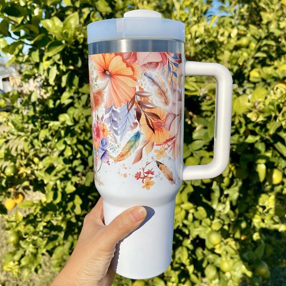 Christmas gift Baby Highland Cow In a Bucket 40 oz Tumbler BRAND NEW Double-wall - Picture 4 of 7